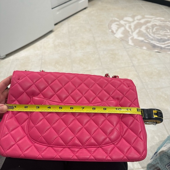 Chanel Fuchsia Quilted Shoulder Bag - Picture 6 of 12